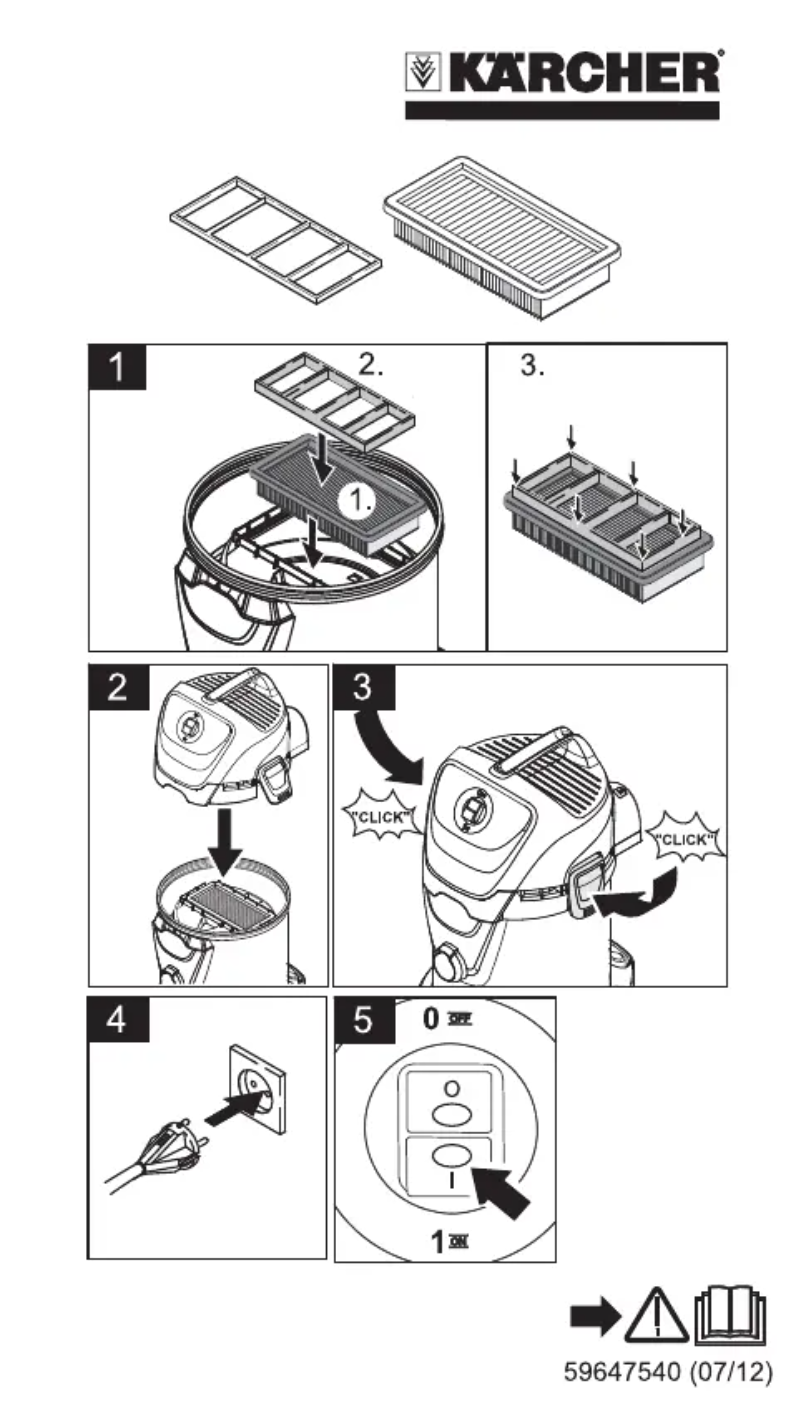 Page 1 de la notice Manuel utilisateur Kärcher AD 3.200