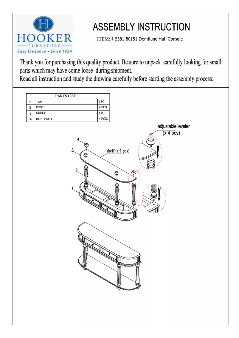 First page image of the manual for 5381-80151