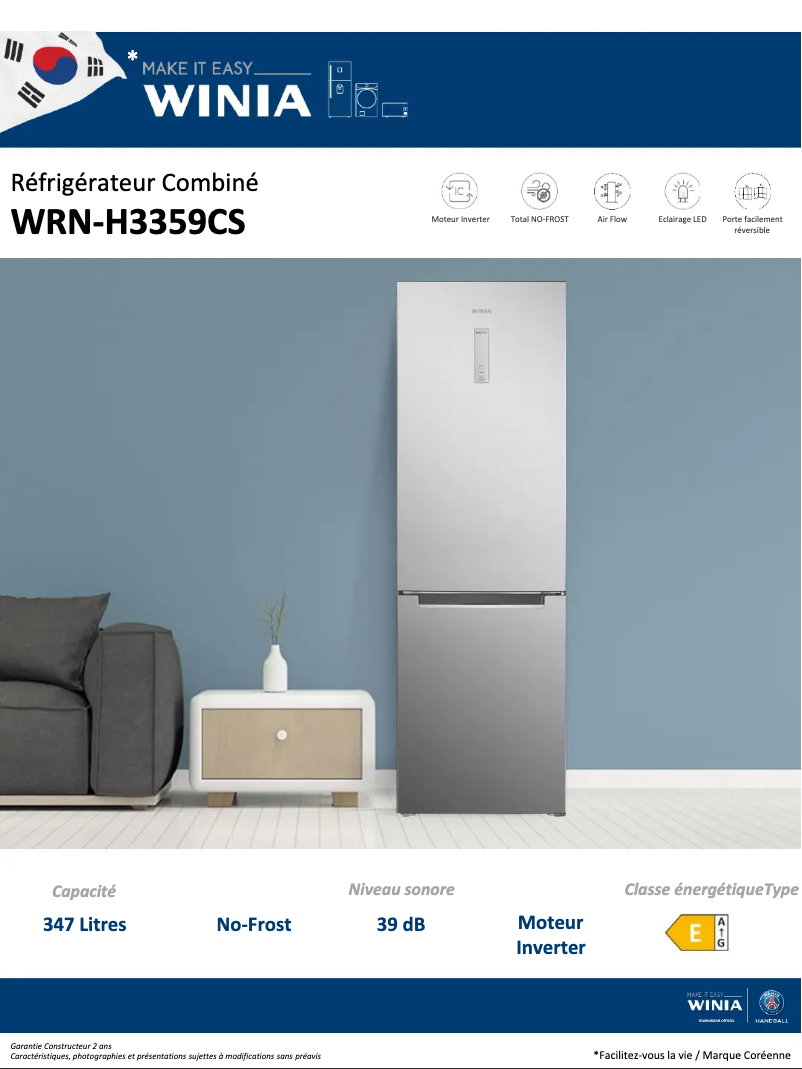 First page image of the manual for WRN-H3359CS