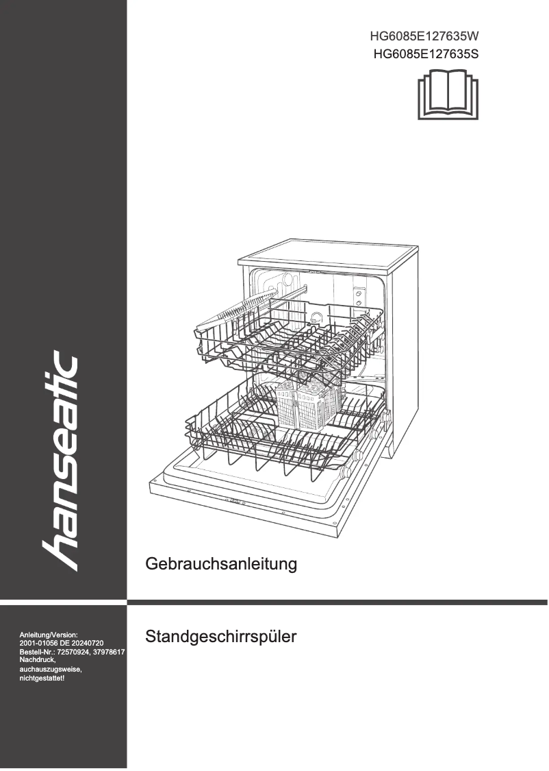 Page 1 of the manual User Manual Hanseatic HG6085E127635S