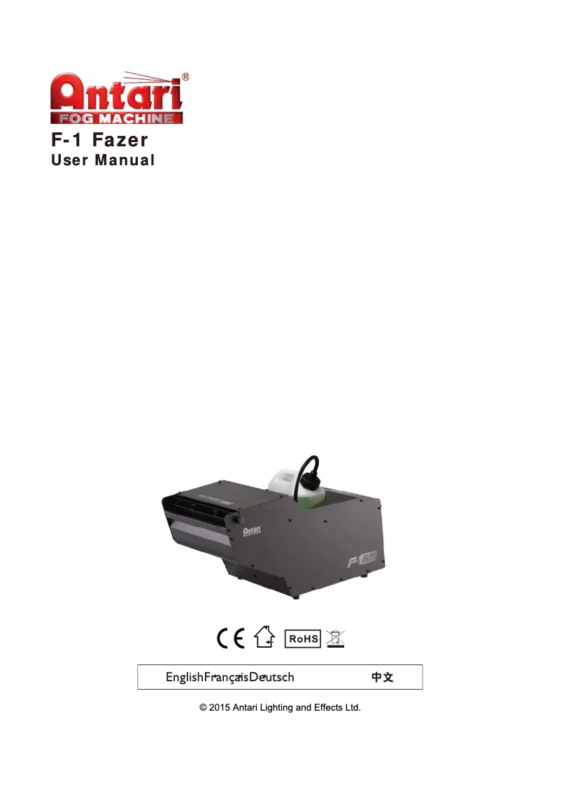 First page image of the manual for WTR-10