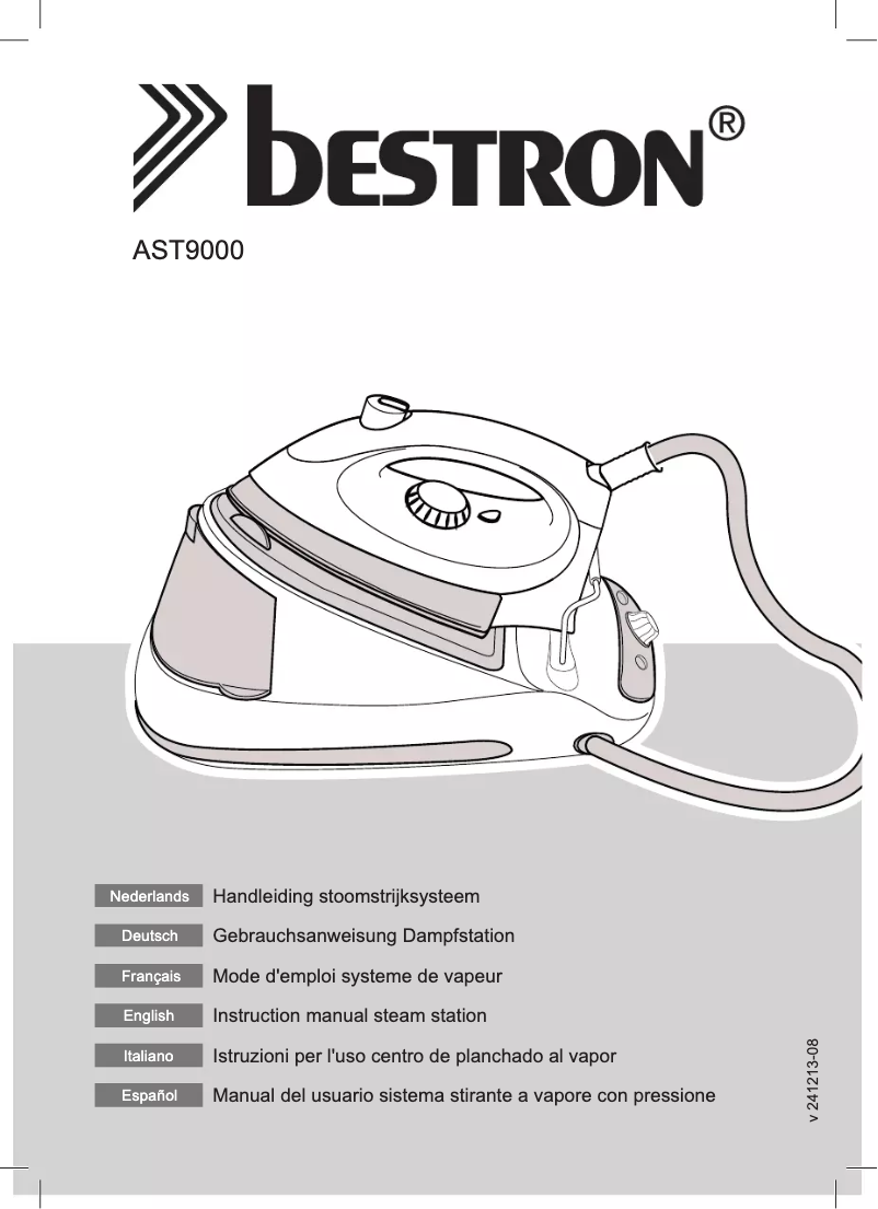 Page 1 of the manual User Manual Bestron AST9000