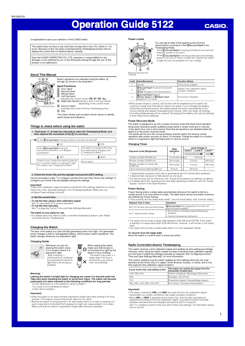 First page image of the manual for EQW-M1100DB-1AER