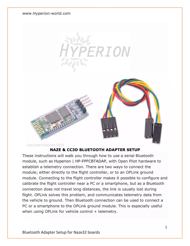Page 1 of the manual User Manual Hobbico HP-FPFCBTADAP