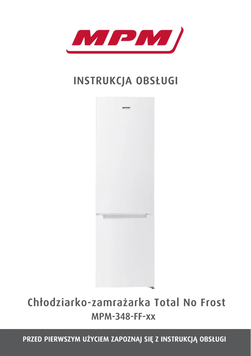 First page image of the manual for MPM-348-FF-40