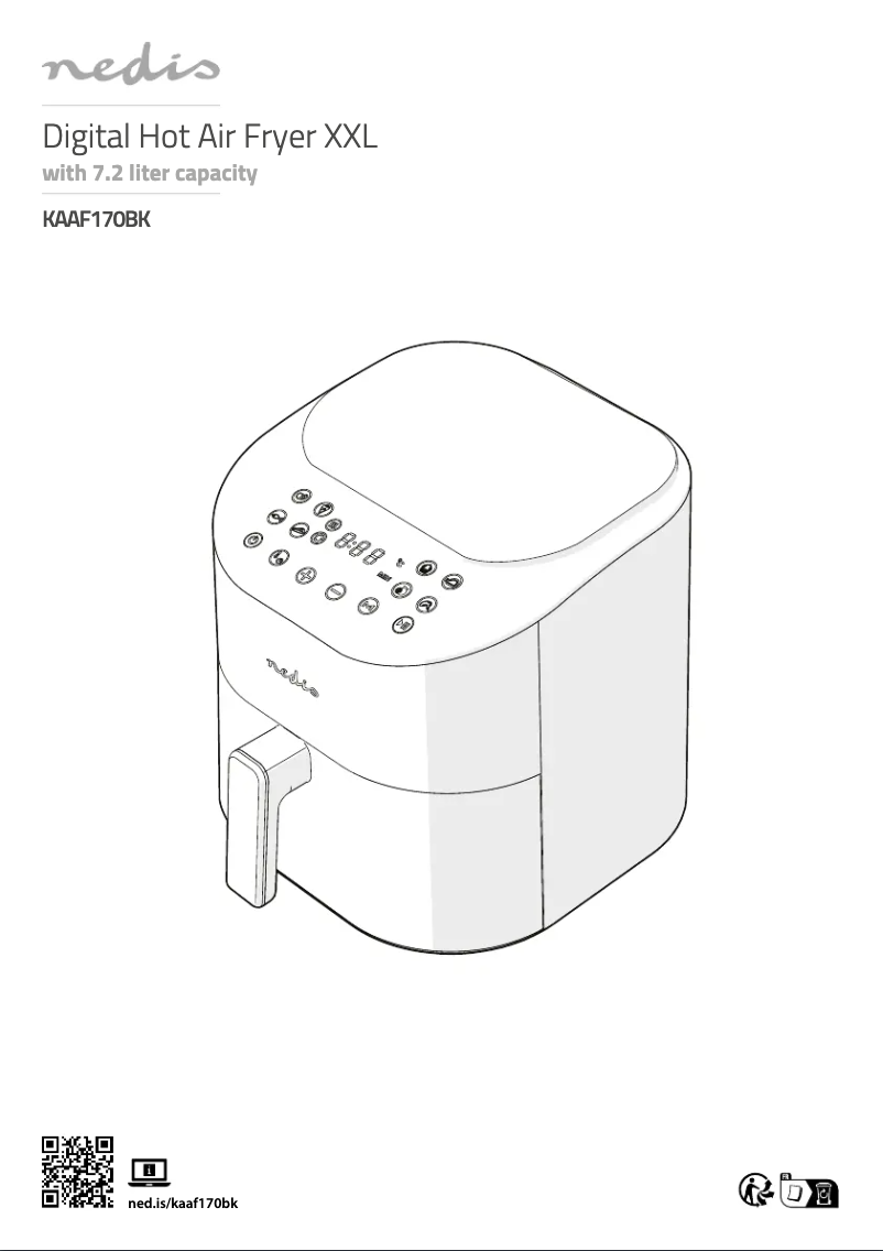 First page image of the manual for KAAF170BK