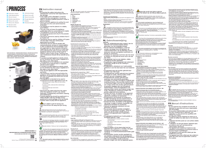 Page 1 of the manual User Manual Princess 182727