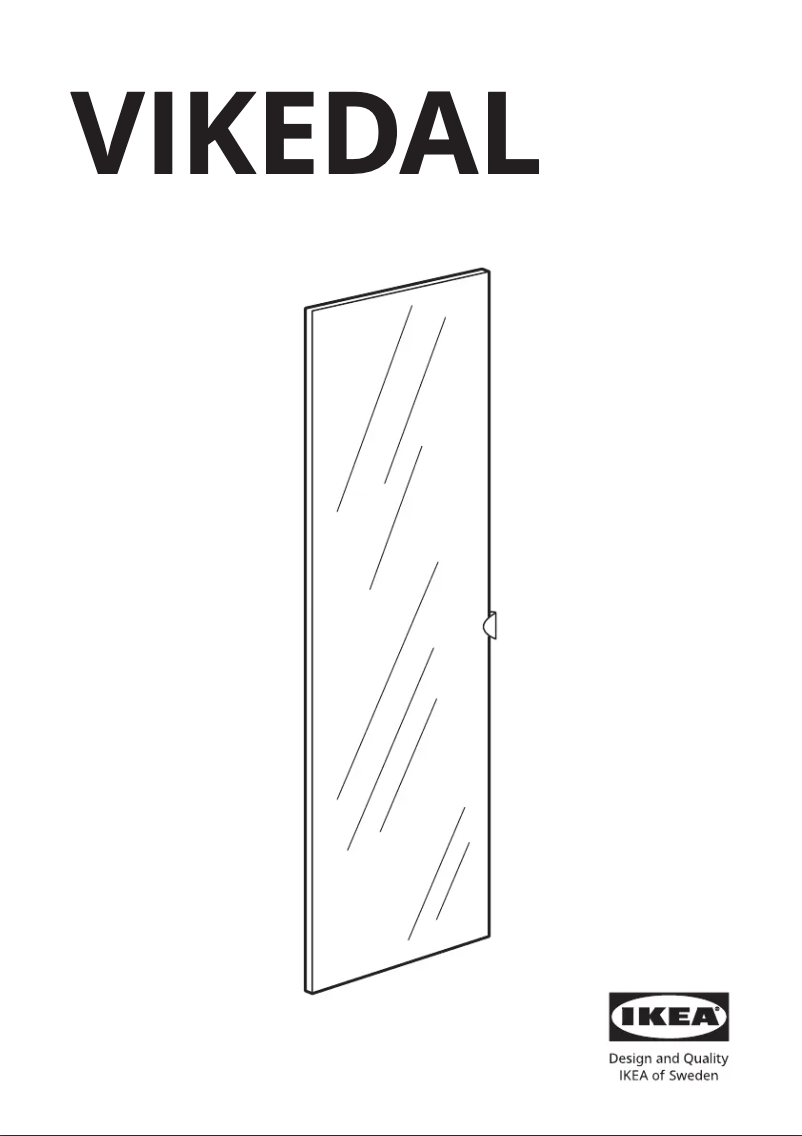 First page image of the manual for VIKEDAL 403.011.24