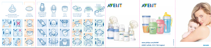 Page 1 of the manual Instruction Manual Philips AVENT SCF609