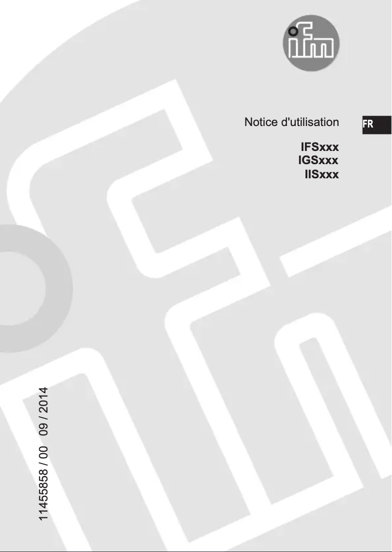 First page image of the manual for IGS725