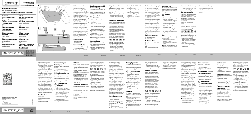 First page image of the manual for IAN 278661