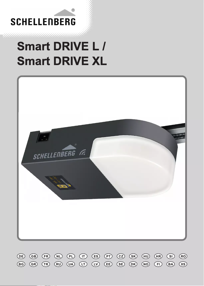Page 1 of the manual User Manual Schellenberg Smart Drive XL