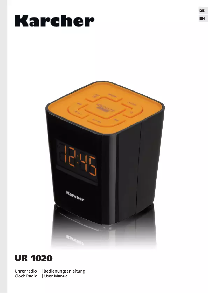 First page image of the manual for UR 1020