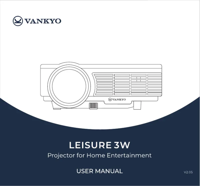 Page 1 of the manual User Manual Vankyo Leisure 3W