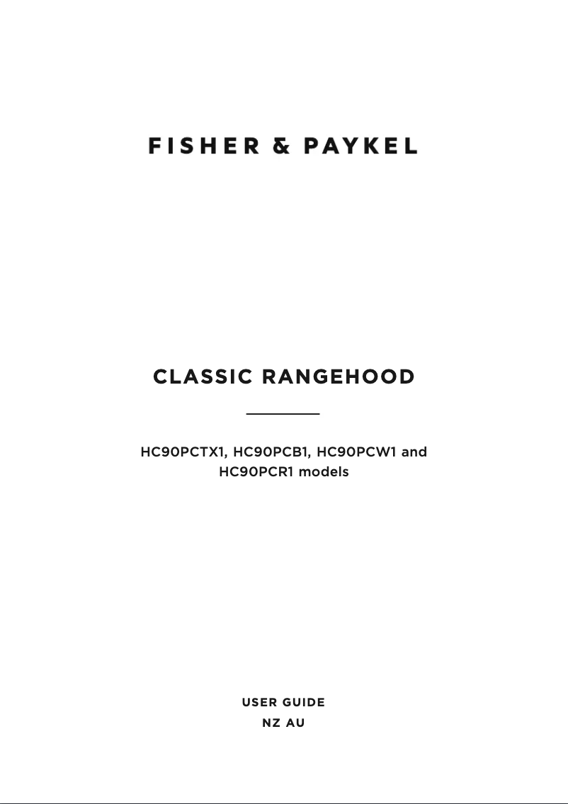 Image de la première page du manuel de l'appareil HC90PCR1