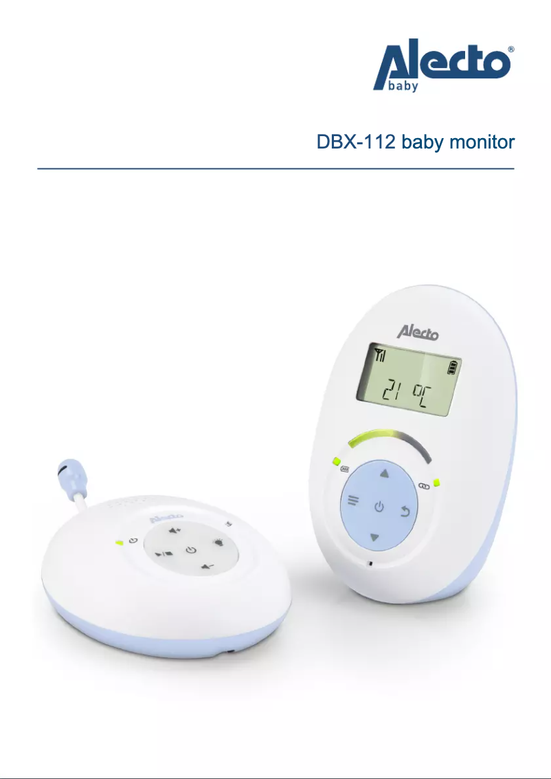 Page 1 of the manual User Manual Alecto DBX-112