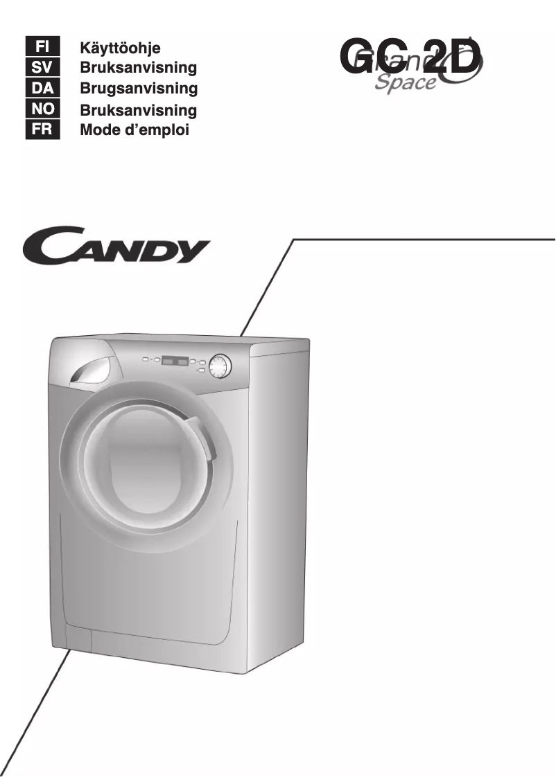 First page image of the manual for GS4 1272D3-S