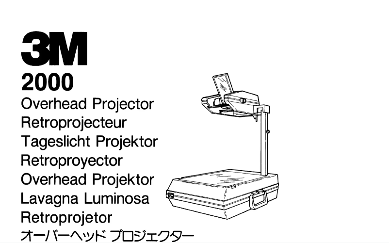 Page 1 of the manual User Manual 3M 2000