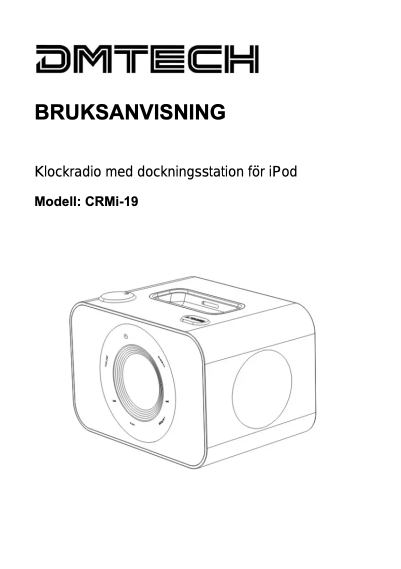 First page image of the manual for CRMi-19