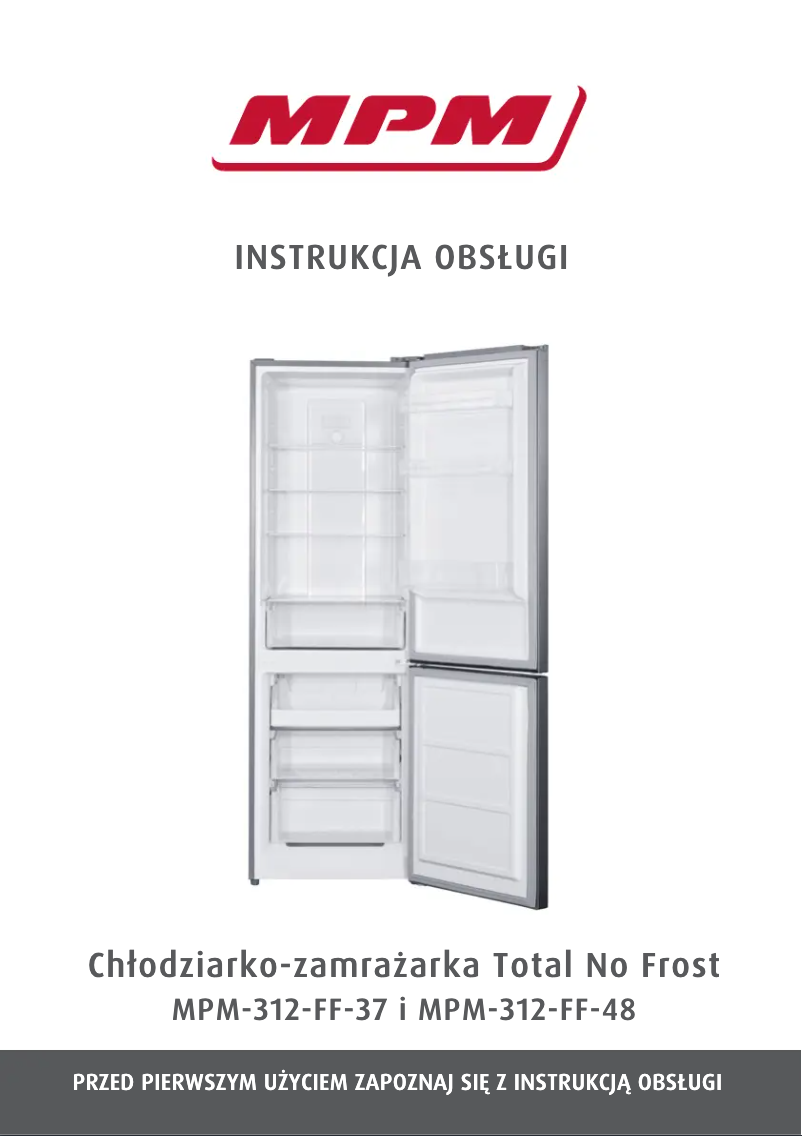 First page image of the manual for MPM-312-FF-37