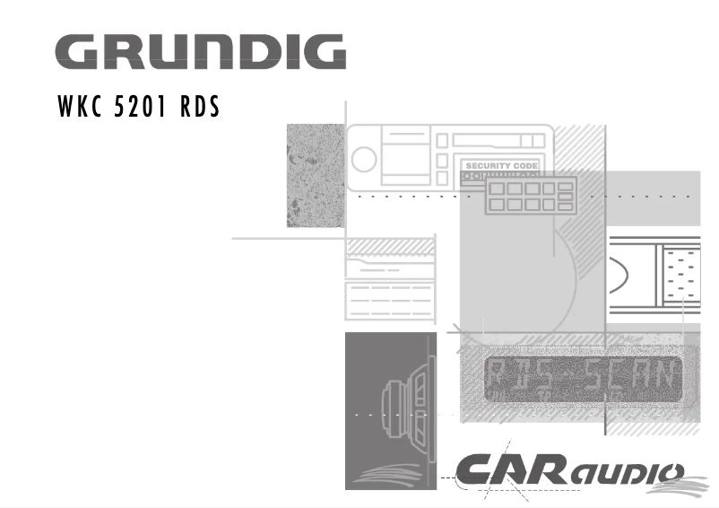 First page image of the manual for WKC 5201 RDS
