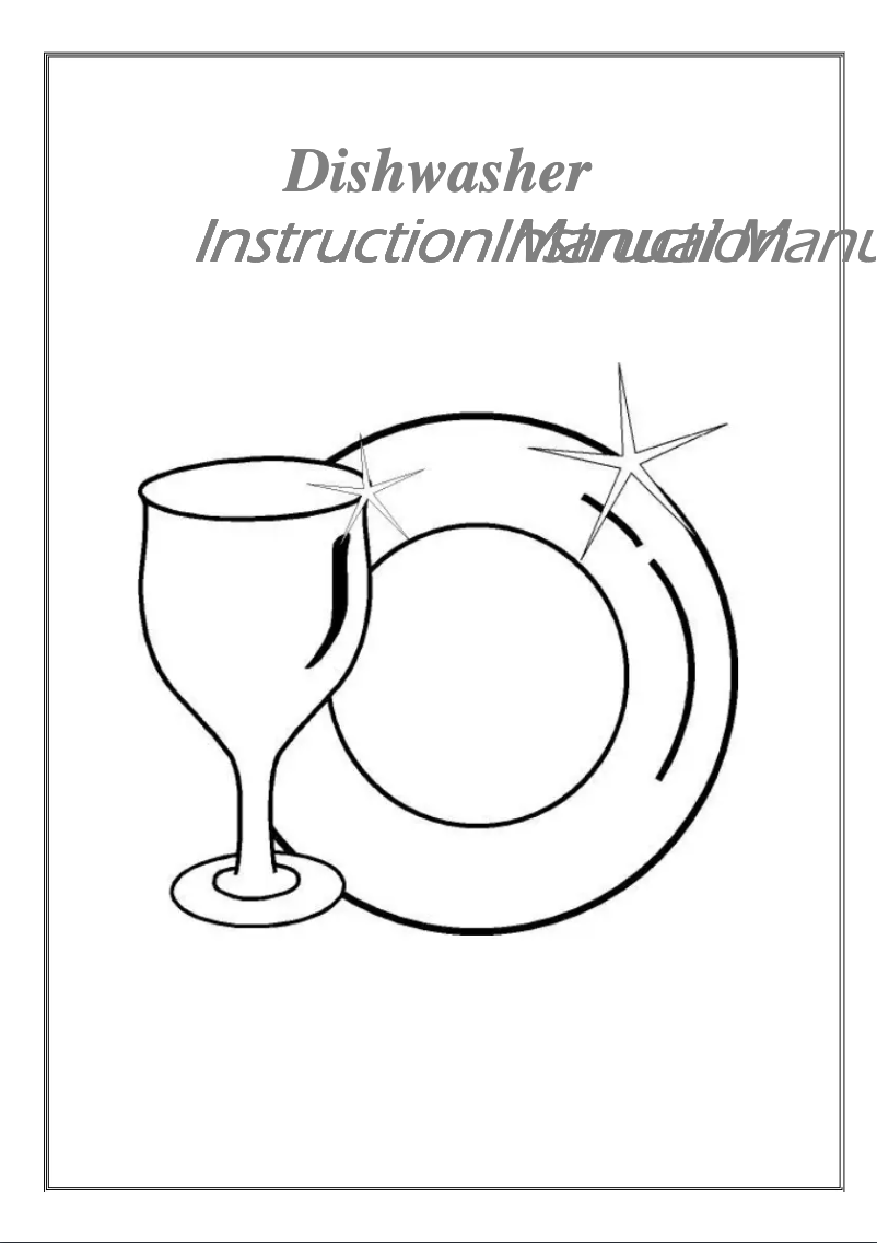 First page image of the manual for DW45WH