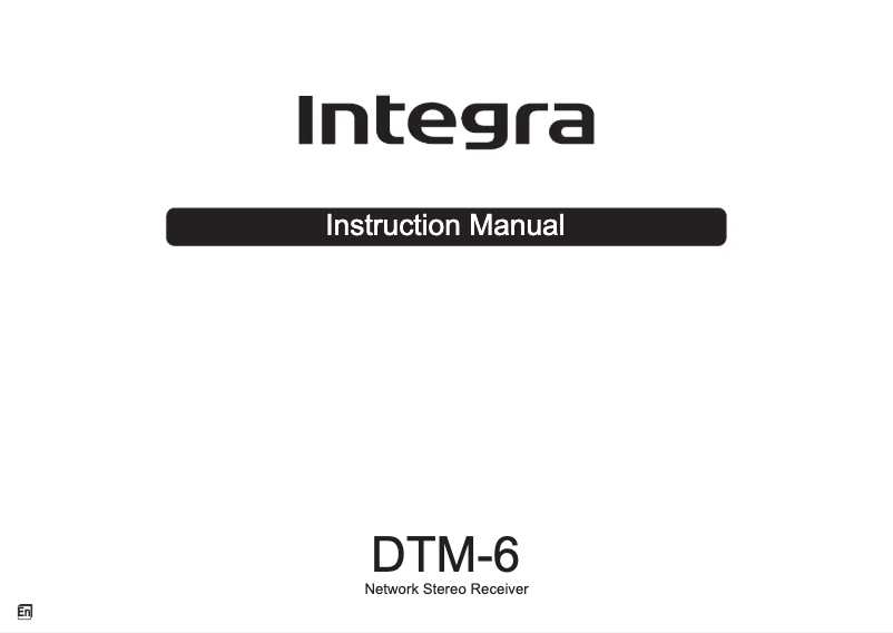 Image de la première page du manuel de l'appareil DTM-6