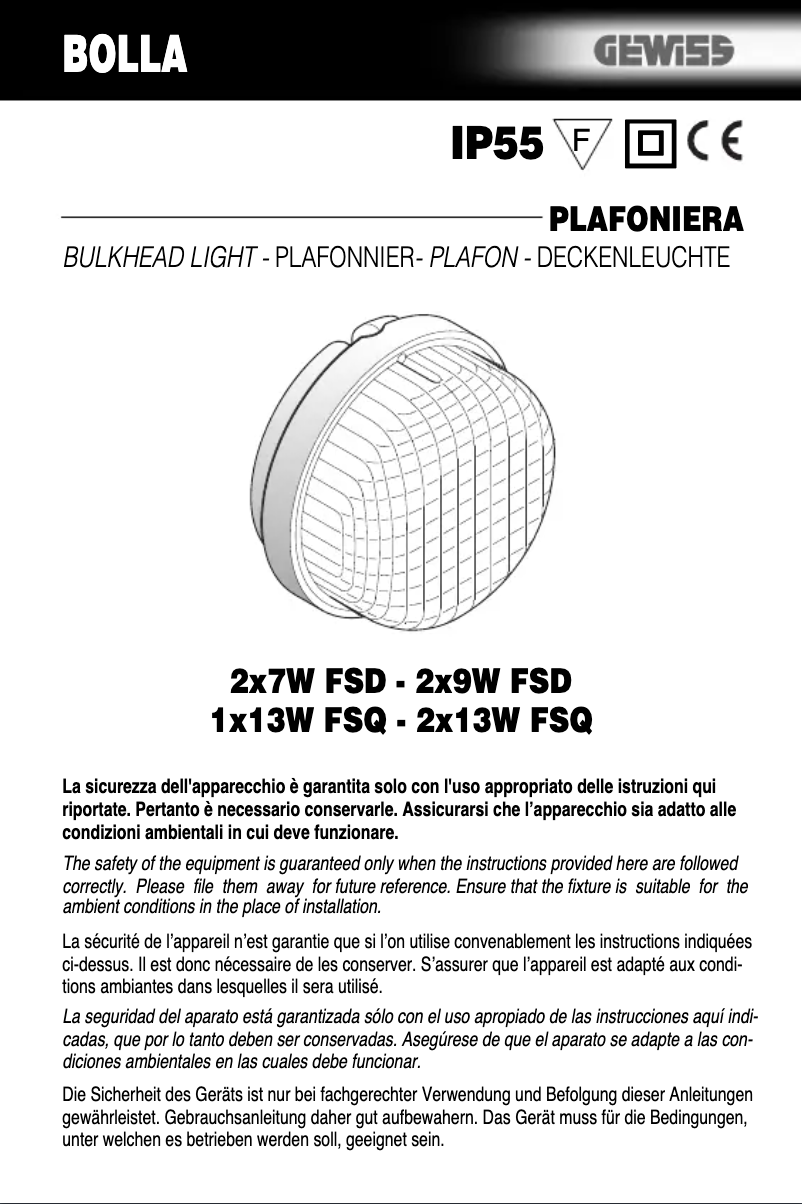 First page image of the manual for GW80619