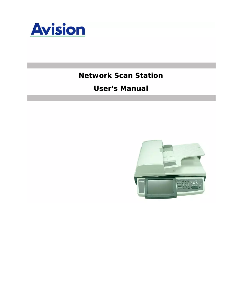 First page image of the manual for @V2800