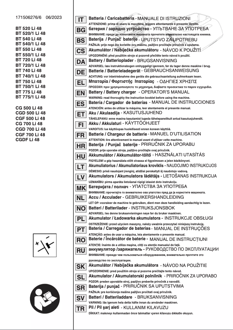 First page image of the manual for EC 415 DU
