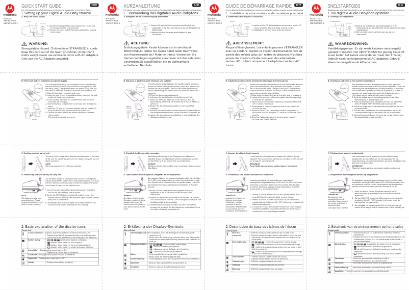 Page 1 of the manual User Manual Motorola MBP 169