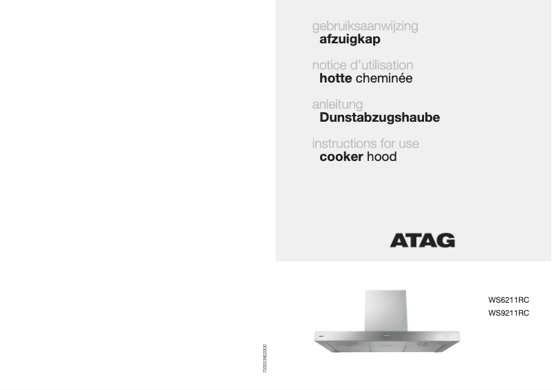 First page image of the manual for WS6211RC