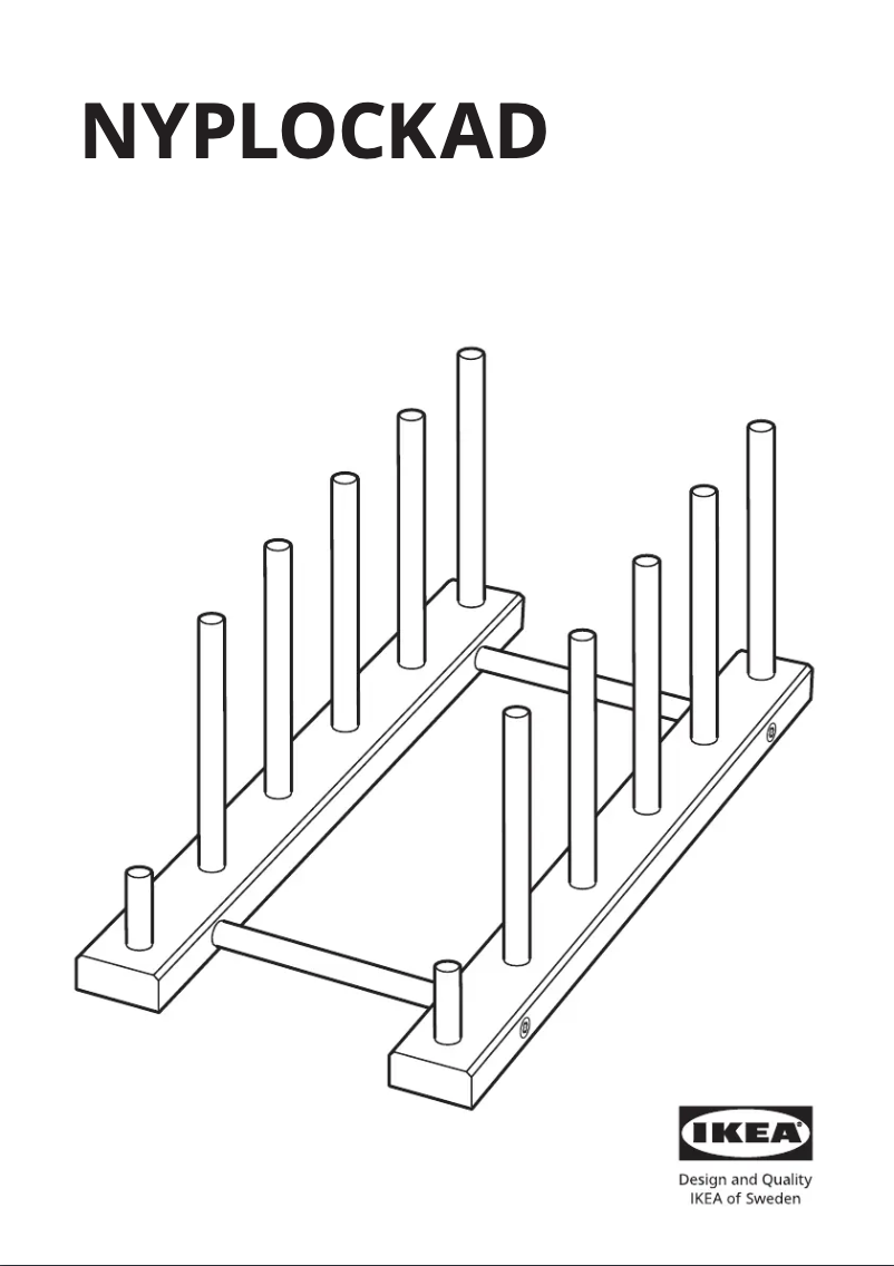 Page 1 of the manual User Manual Ikea NYPLOCKAD 603.127.15