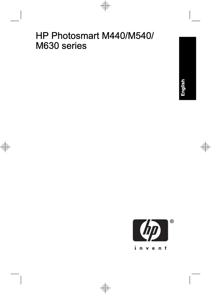 First page image of the manual for PhotoSmart M630