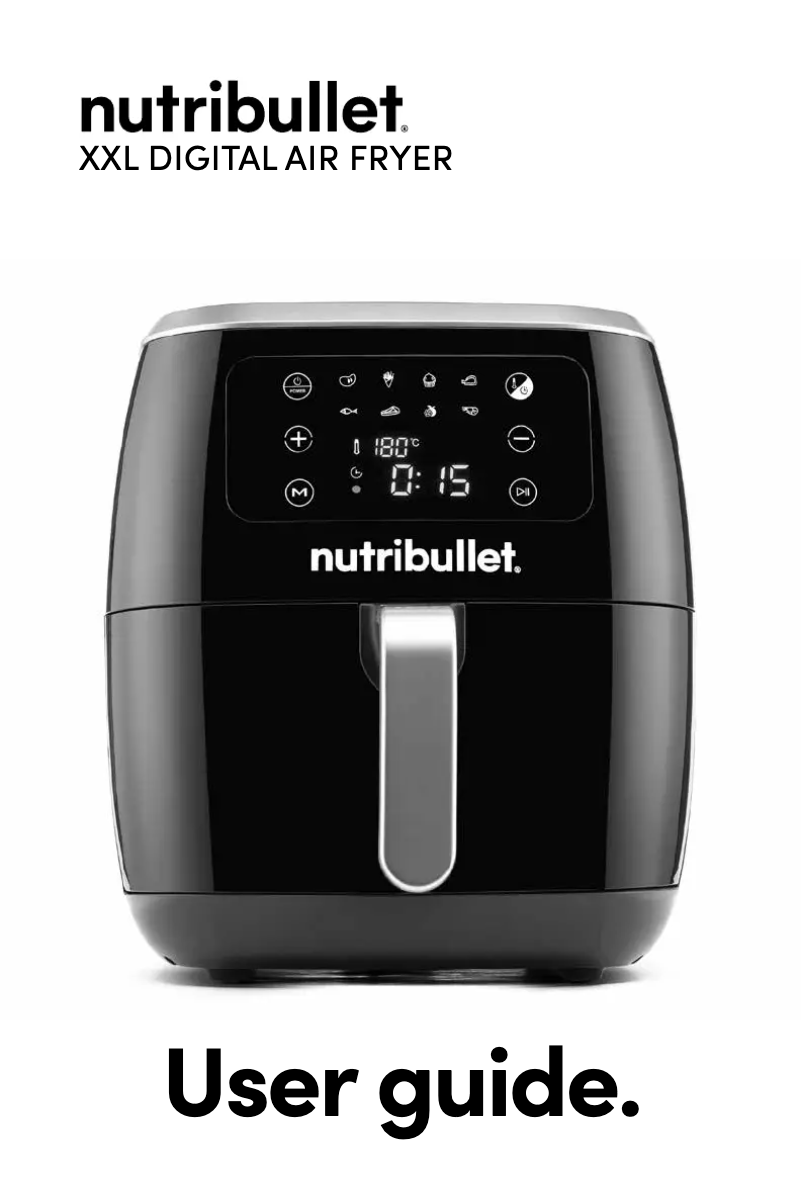 Page 1 of the manual User Manual NutriBullet XXL