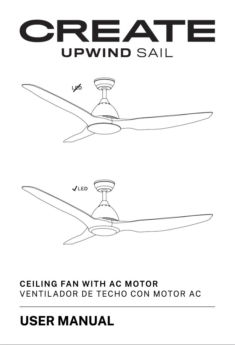 Page 1 of the manual User Manual Create Wind Sail