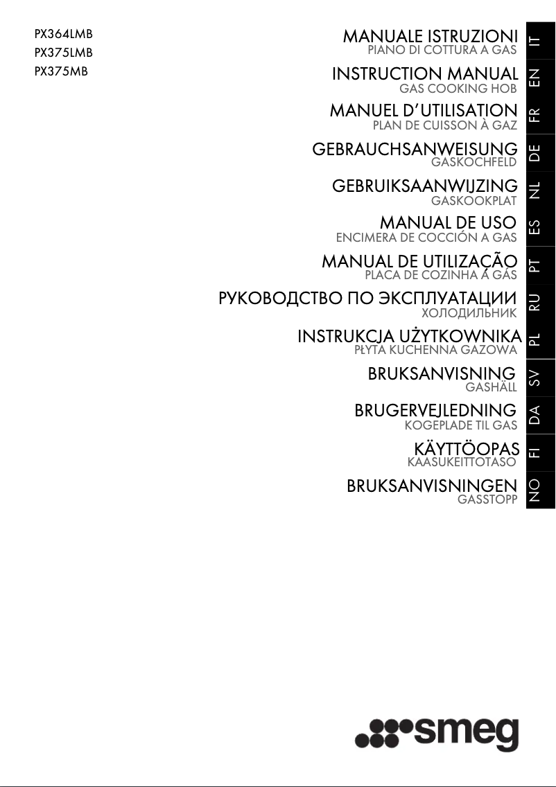 First page image of the manual for PX364LMB