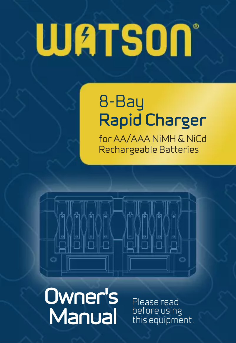 First page image of the manual for 8LCD-AAK
