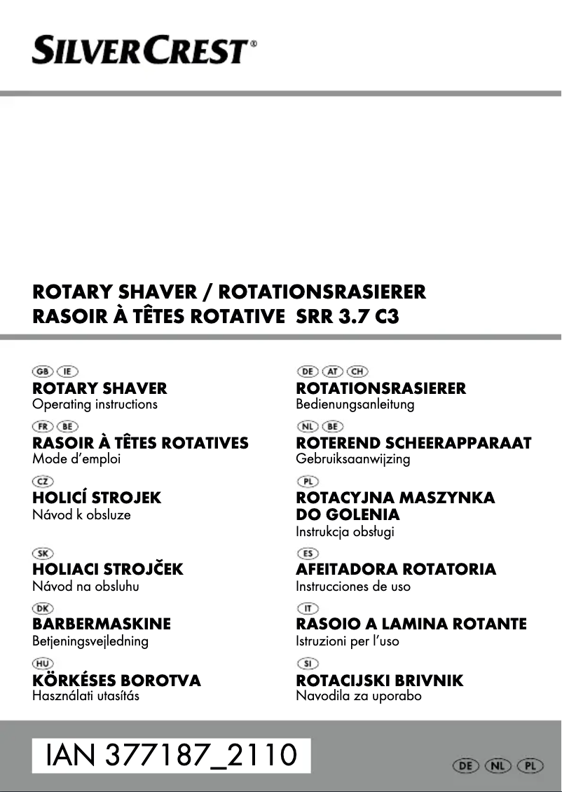 Page 1 of the manual User Manual SilverCrest SRD 600 B1