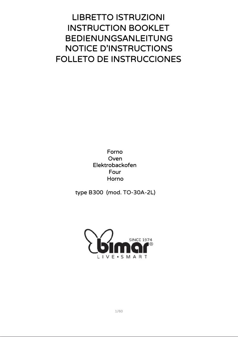 First page image of the manual for B300
