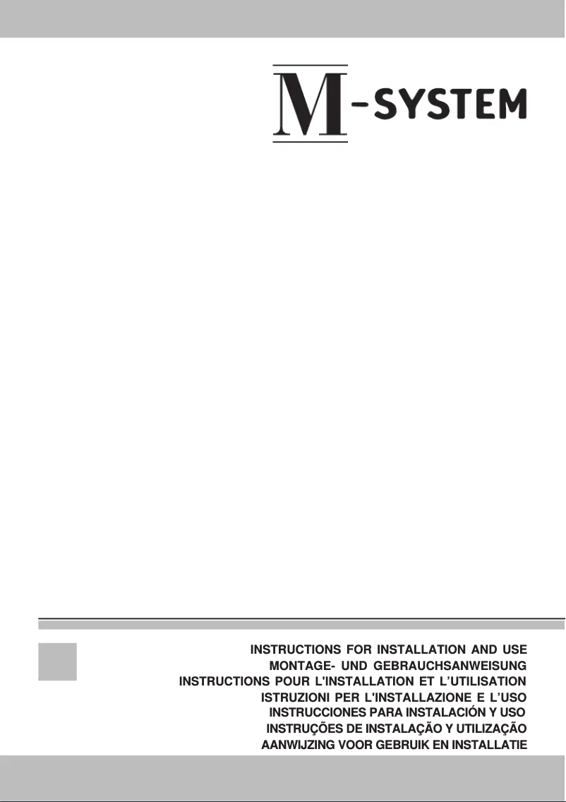 First page image of the manual for MST-90