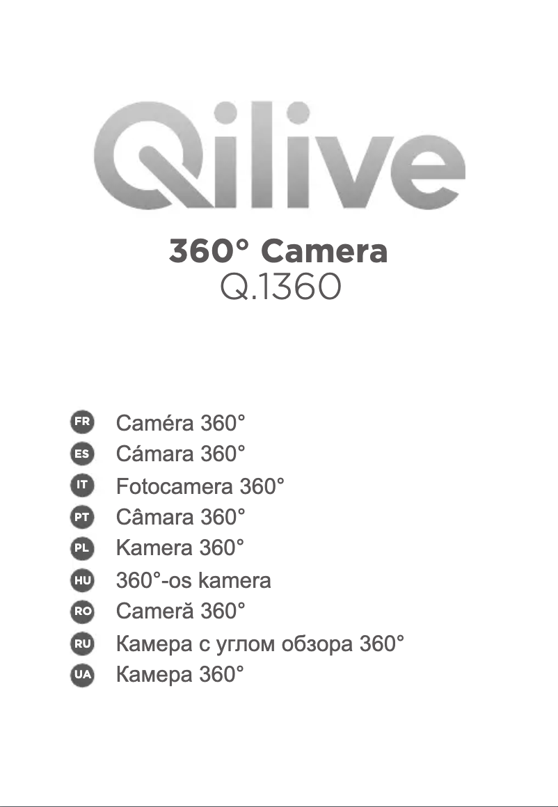 Page 1 of the manual User Manual Qilive Q.1360