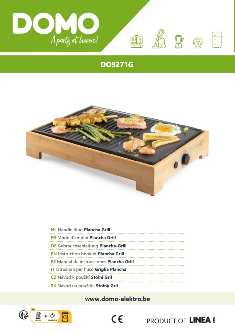 First page image of the manual for DO9271G