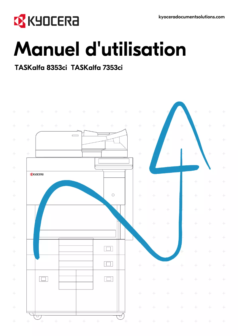 Page 1 of the manual User Manual Kyocera TASKalfa 8353ci