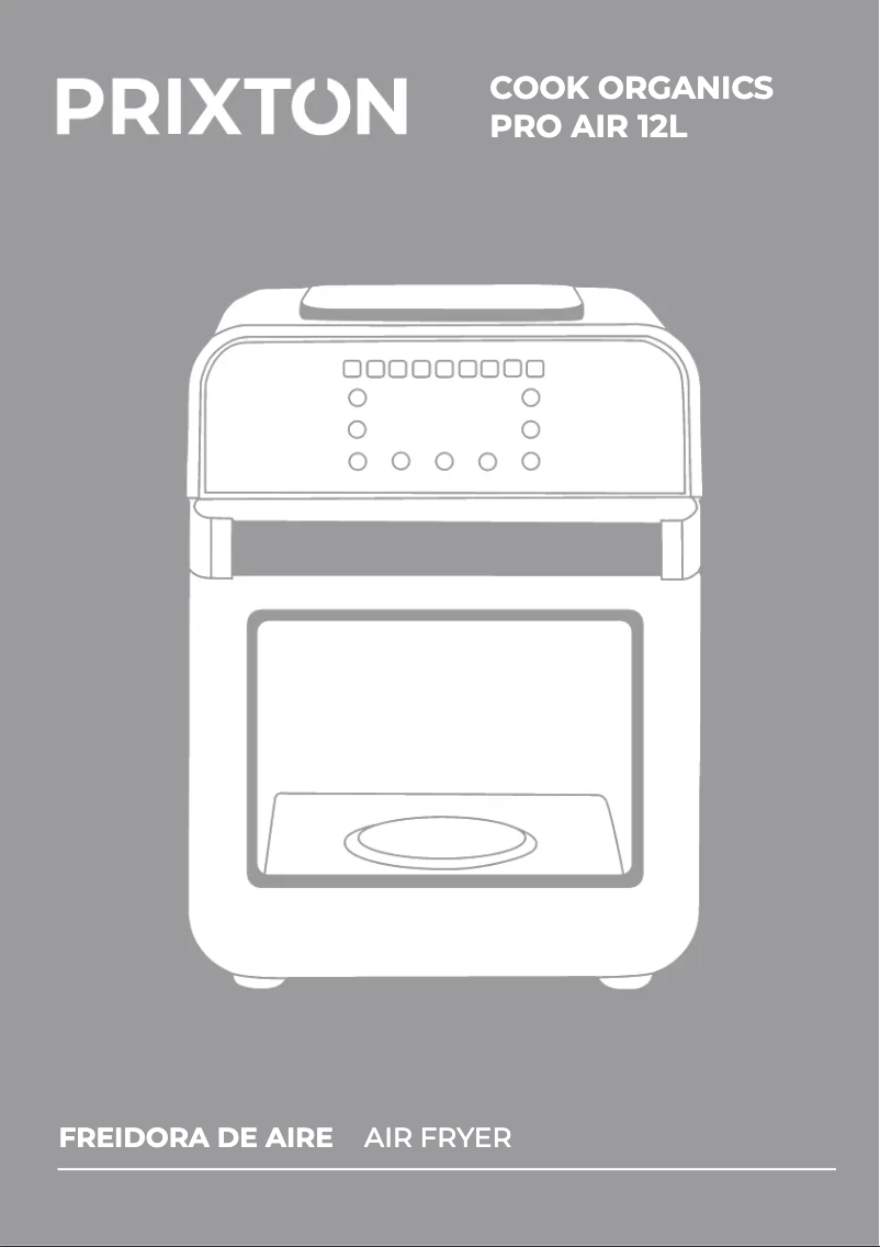 Page 1 of the manual User Manual Prixton Cook Organics Pro Air