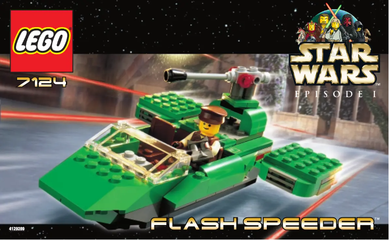 First page image of the manual for Flash Speeder (TM)