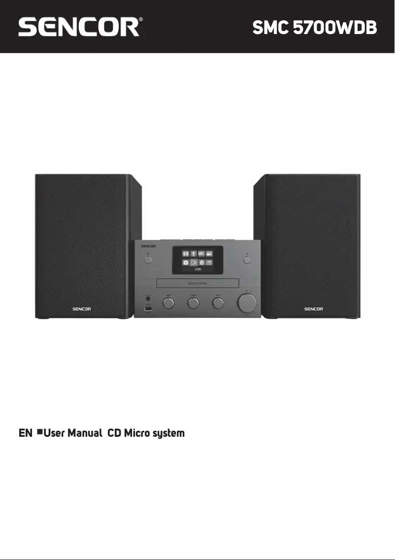 Image de la première page du manuel de l'appareil SMC 5700WDB