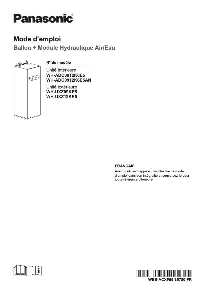 First page image of the manual for WH-ADC0912K6E5AN