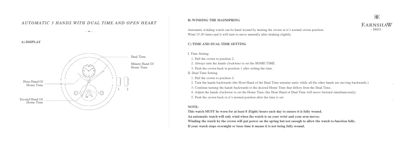 First page image of the manual for Beaufort ES-8047-06