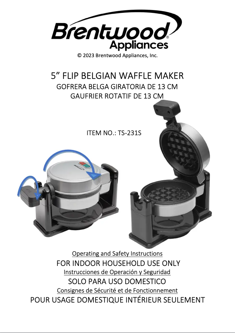 Image de la première page du manuel de l'appareil TS-231S